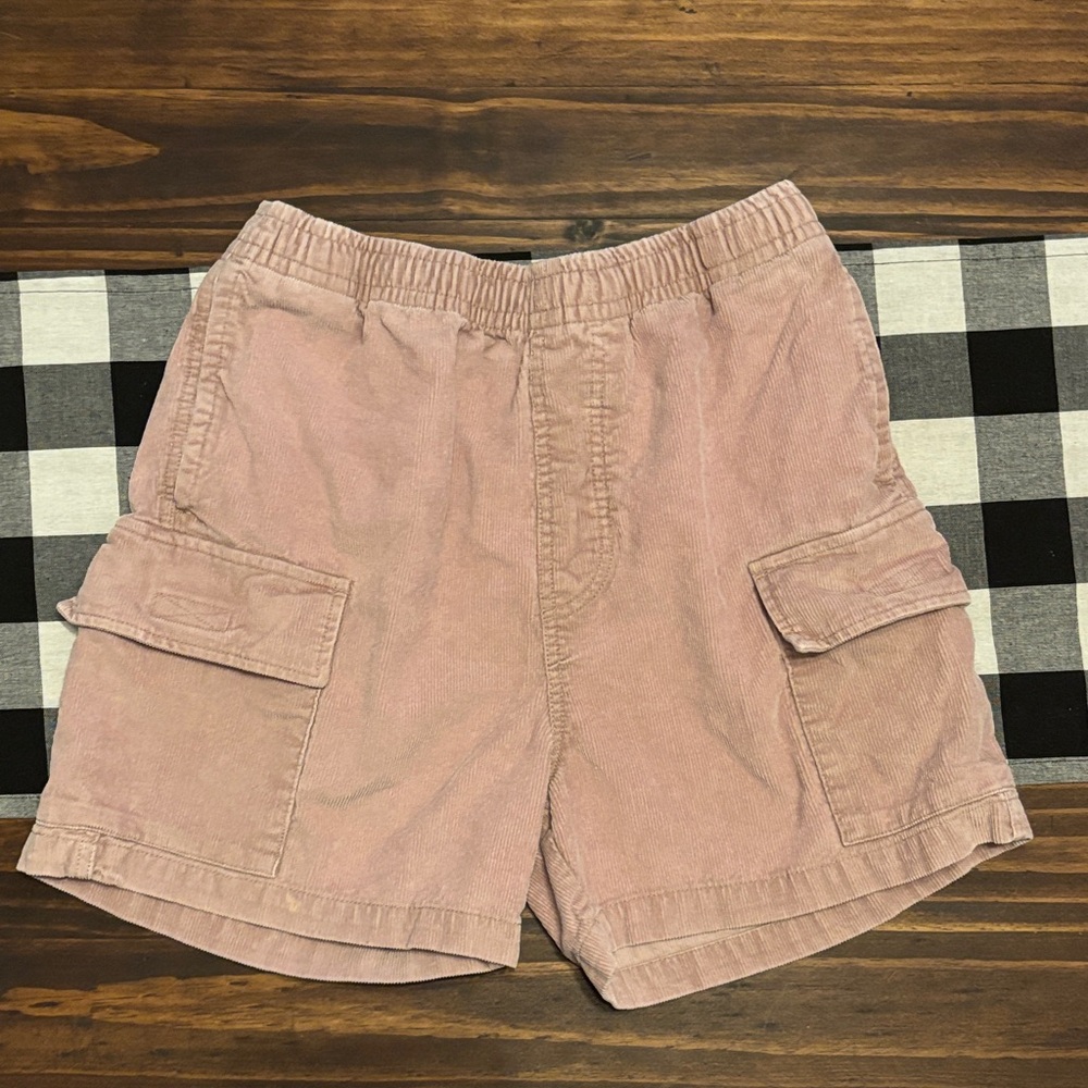 Bdg small pink  Corduroy Cargo Shorts
